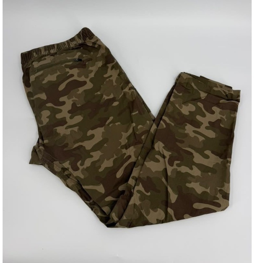 George Jogger Pants Camo Streetwear Mens Large 36-38 Green Camouflage Ripstop